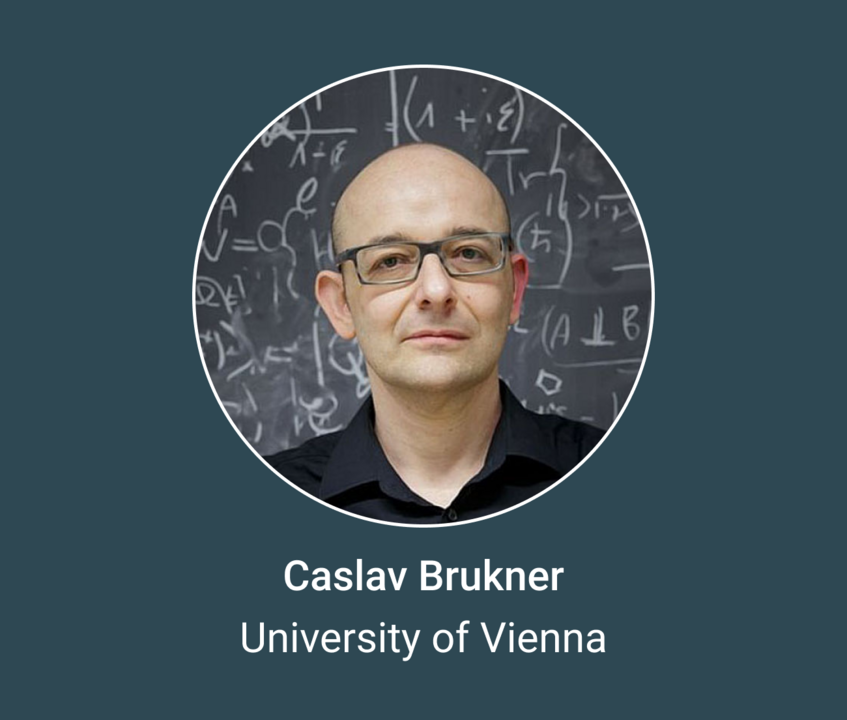Picture of Caslav Brukner with description and link